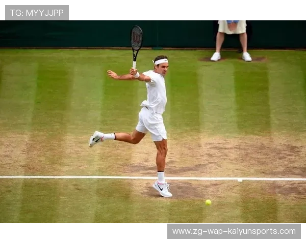 费德勒反手击球干净利落，完美展现网球魅力